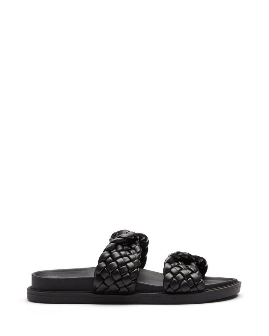 Sandals Therapy Shoes | Evil Flat Sandal Black