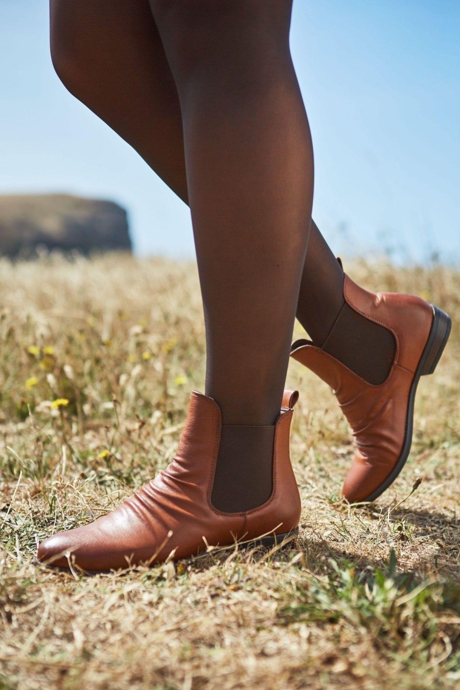 Flats Therapy Shoes | Redwood Boot Tan