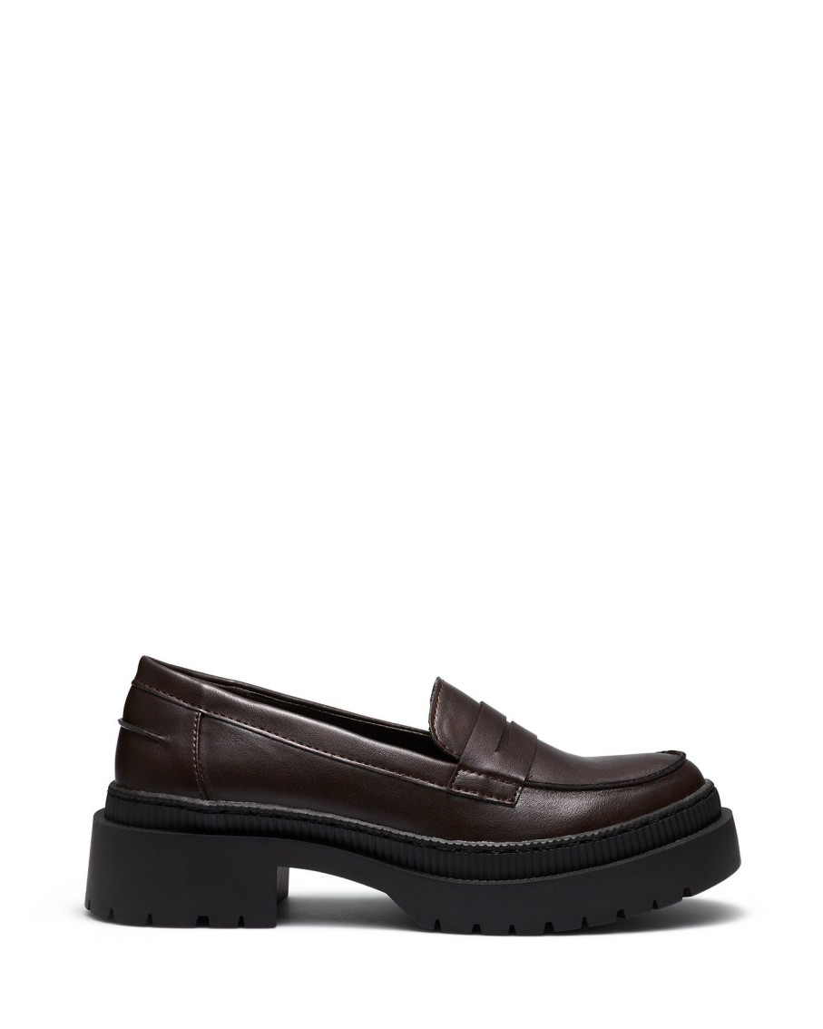 Flats Therapy Shoes | Rico Loafer Chocolate