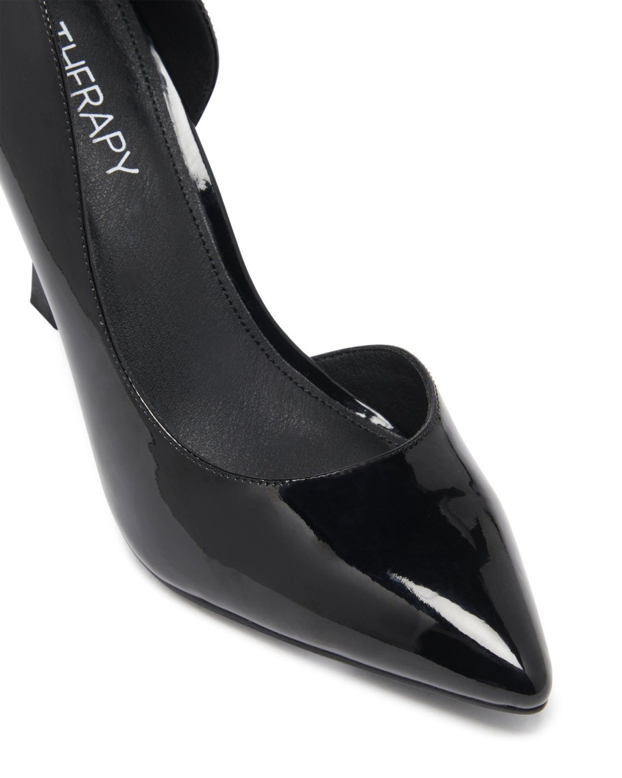 Heels Therapy Shoes | Temptress Pump Black Patent