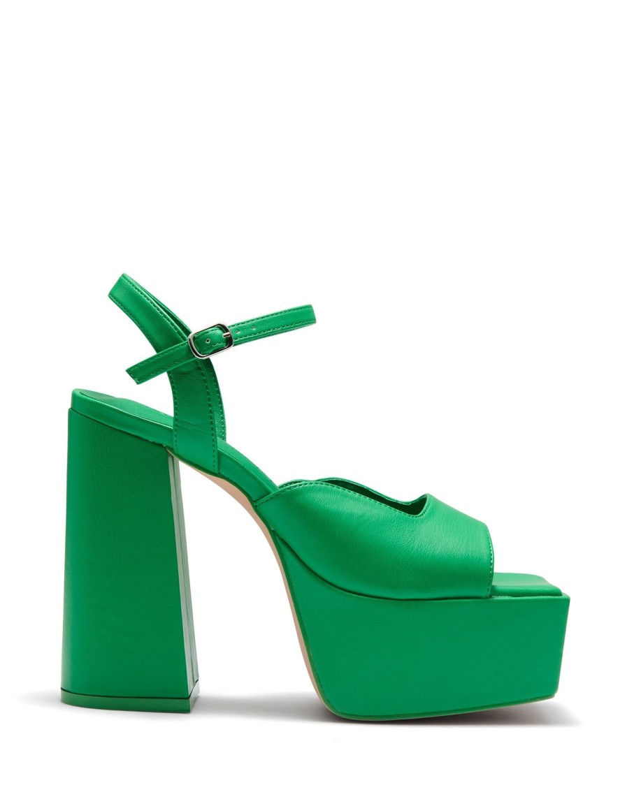 Heels Therapy Shoes | Dom Platform Heel Green