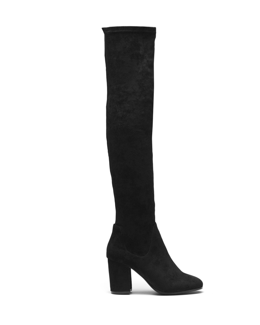 Boots Therapy Shoes | Hanover Tall Boot Black Suede