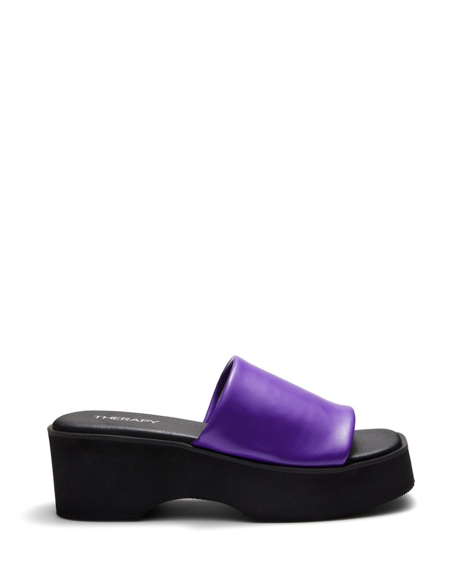 Sandals Therapy Shoes | Naomi Platform Sandal Violet