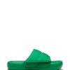 Flats Therapy Shoes | Zen Pool Slides Green