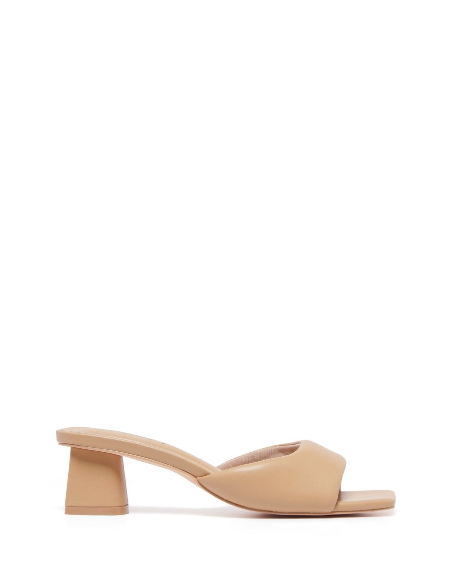 Heels Therapy Shoes | Alivia Heel Caramel Smooth