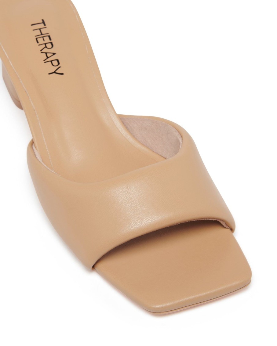 Heels Therapy Shoes | Alivia Heel Caramel Smooth