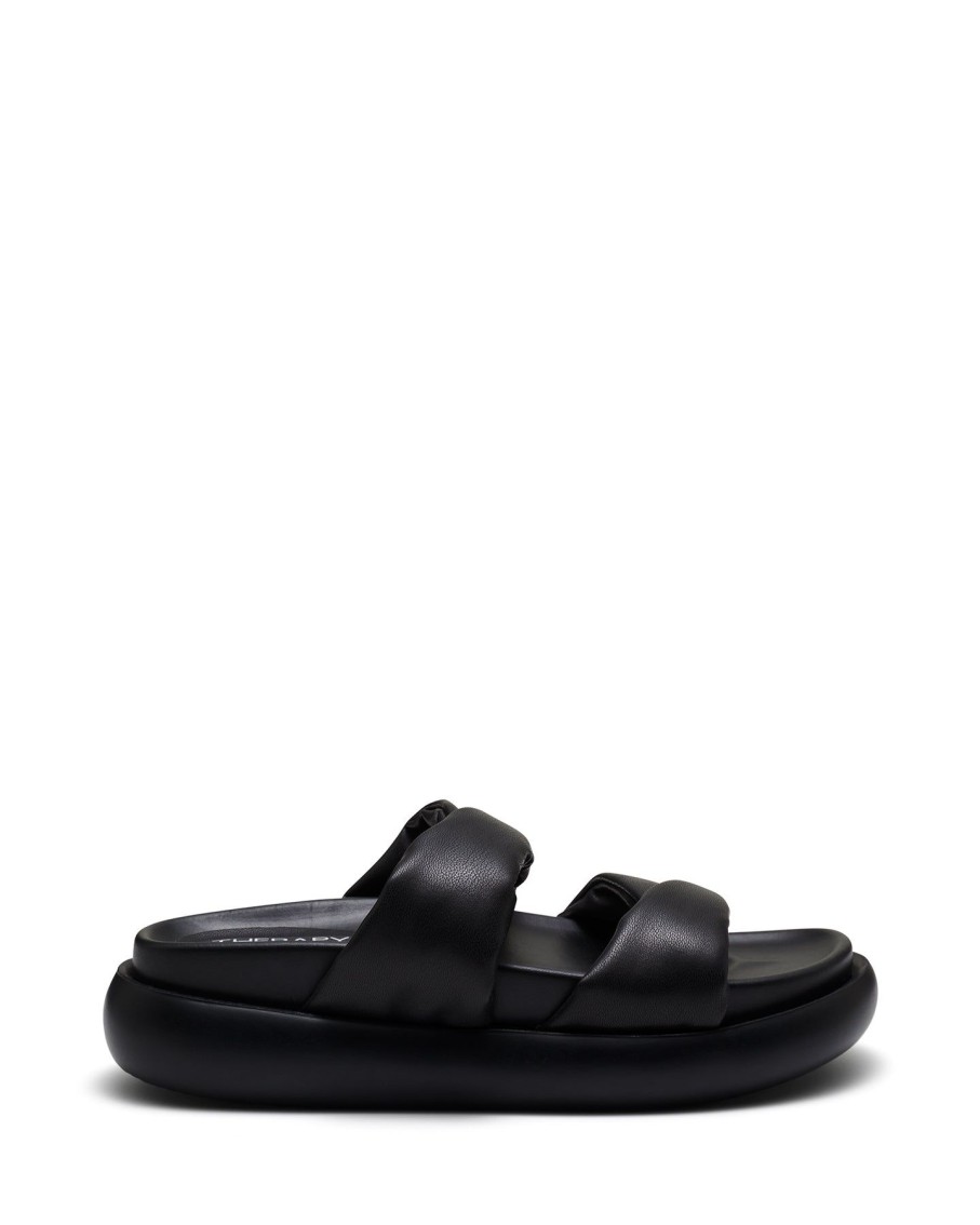 Sandals Therapy Shoes | Vague Flatform Sandal Black