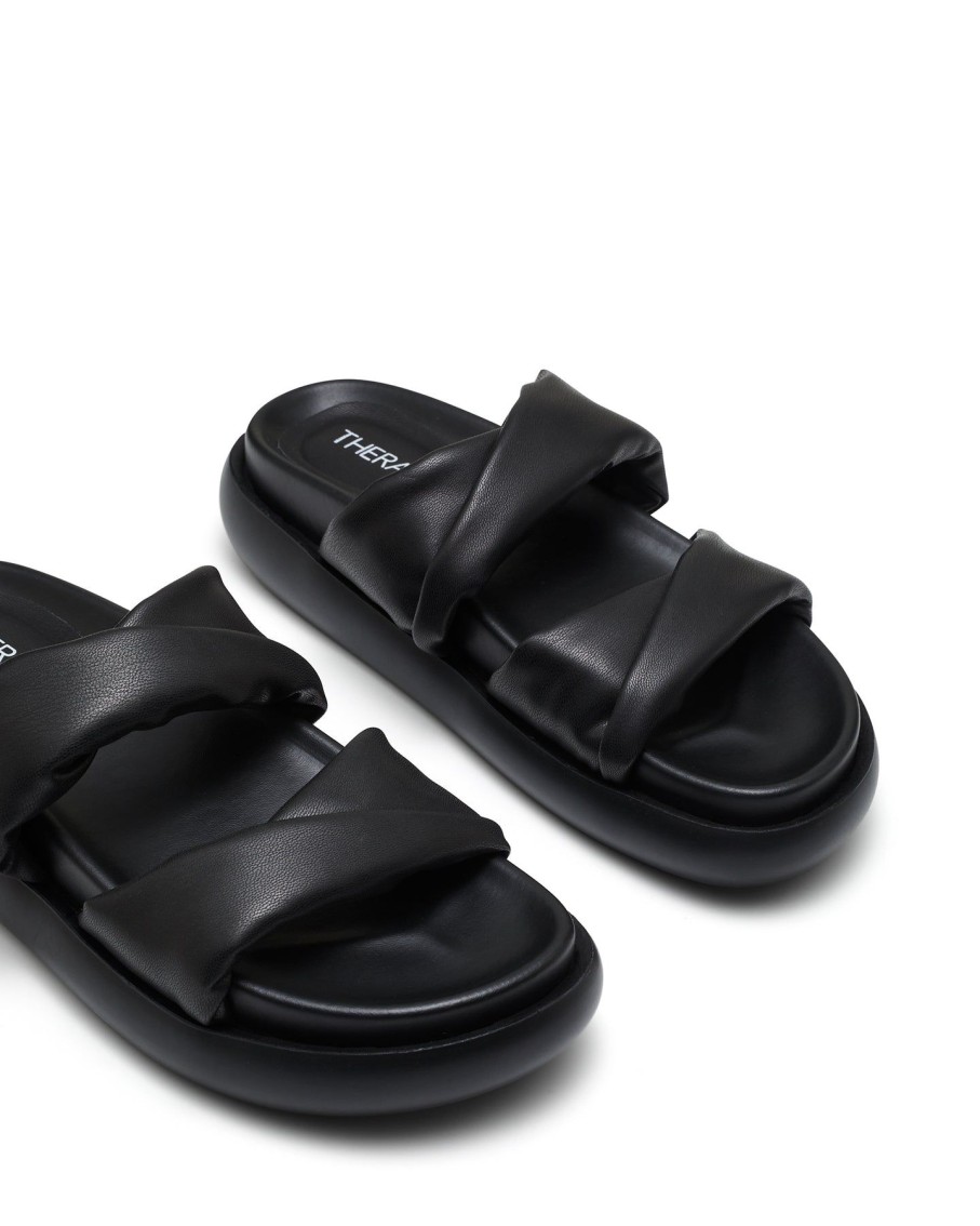 Sandals Therapy Shoes | Vague Flatform Sandal Black