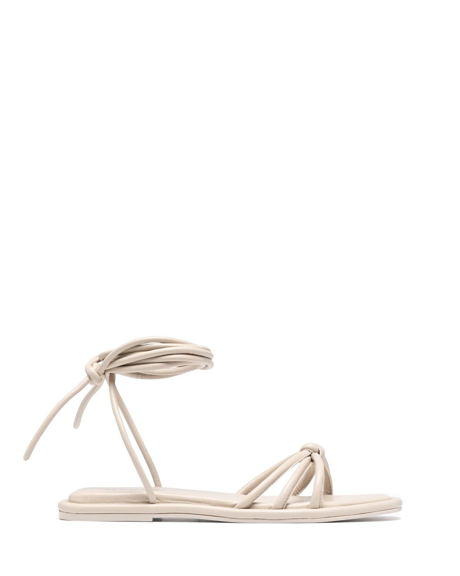 Flats Therapy Shoes | Raye Sandal Bone Smooth