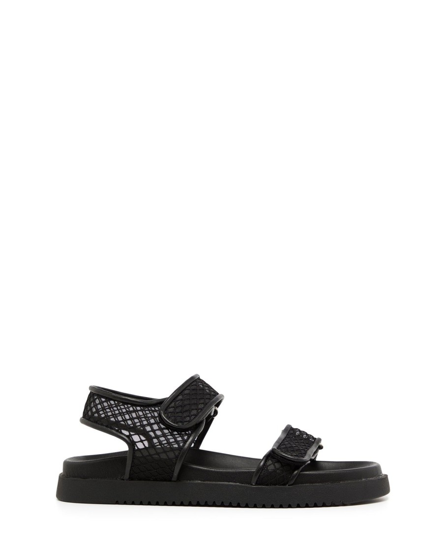 Sandals Therapy Shoes | Rhode Mesh Sandal Black