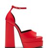 Sandals Therapy Shoes | Virtue Platform Heel Red