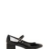 Flats Therapy Shoes | Liz Ballet Heel Black Patent