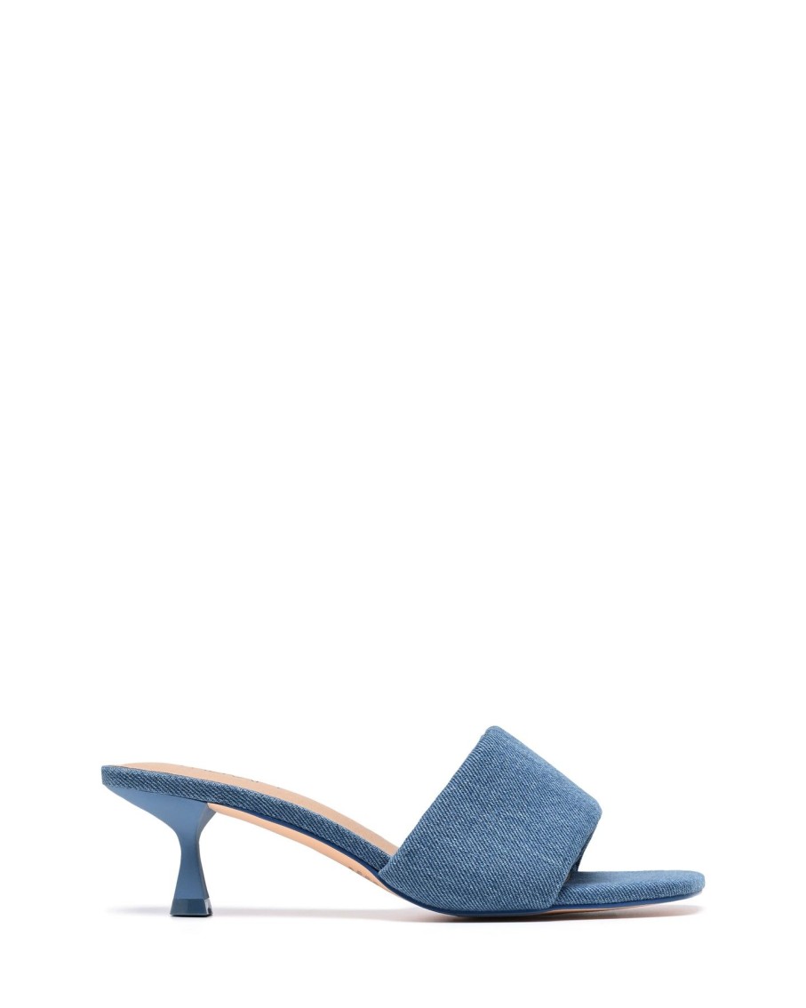 Heels Therapy Shoes | Luxe Heel Blue Denim