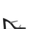 Heels Therapy Shoes | Betray Heel Black Satin