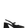 Heels Therapy Shoes | Sharp Heel Black Smooth