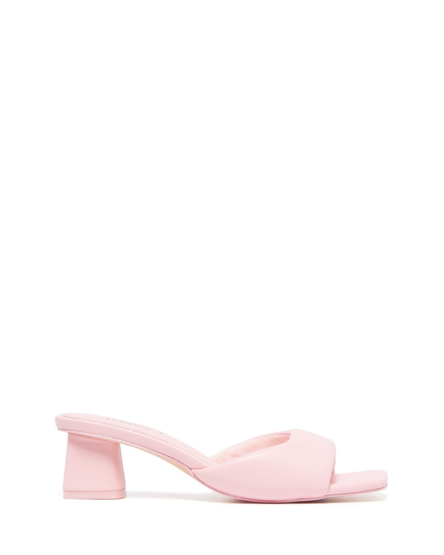 Sandals Therapy Shoes | Alivia Heel Pink Smooth