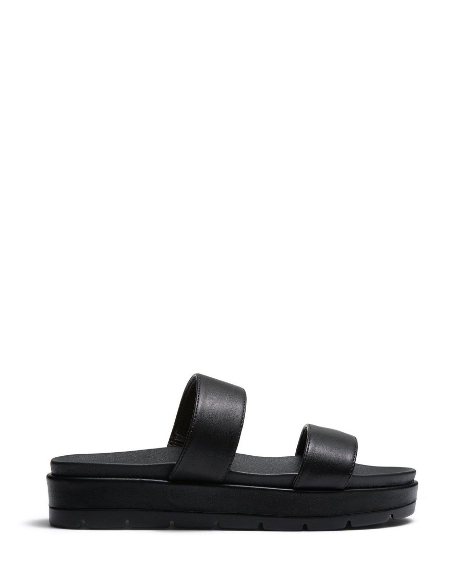 Sandals Therapy Shoes | Slidin' Flatform Sandal Black