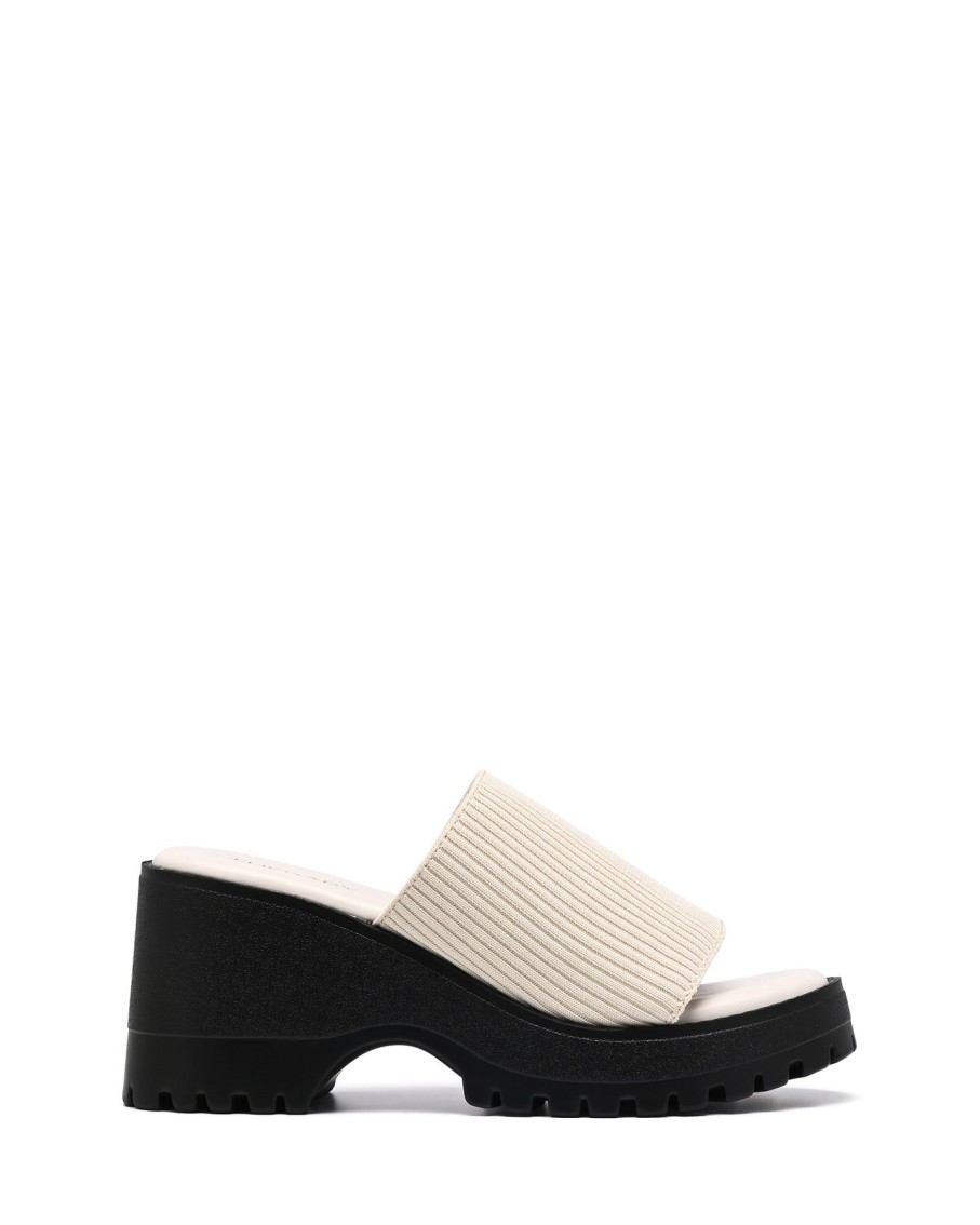 Sandals Therapy Shoes | Romy Platform Sandal Bone Knit