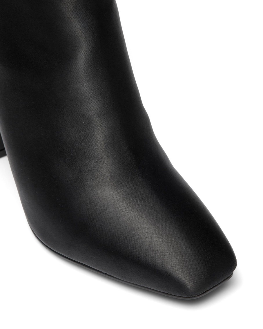 Boots Therapy Shoes | Muse Tall Boot Black Satin