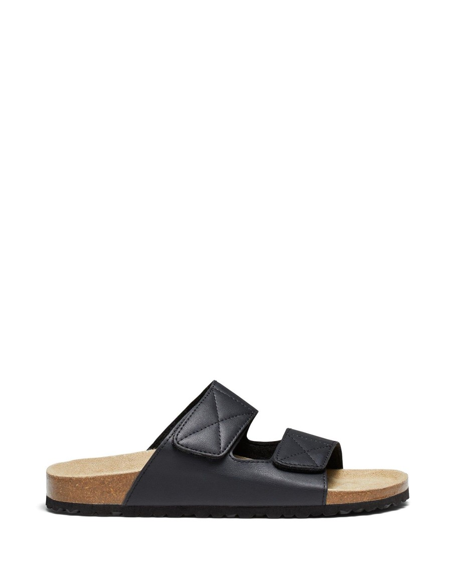 Flats Therapy Shoes | Stevie Sandal Black