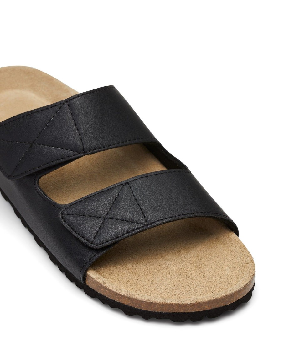 Flats Therapy Shoes | Stevie Sandal Black