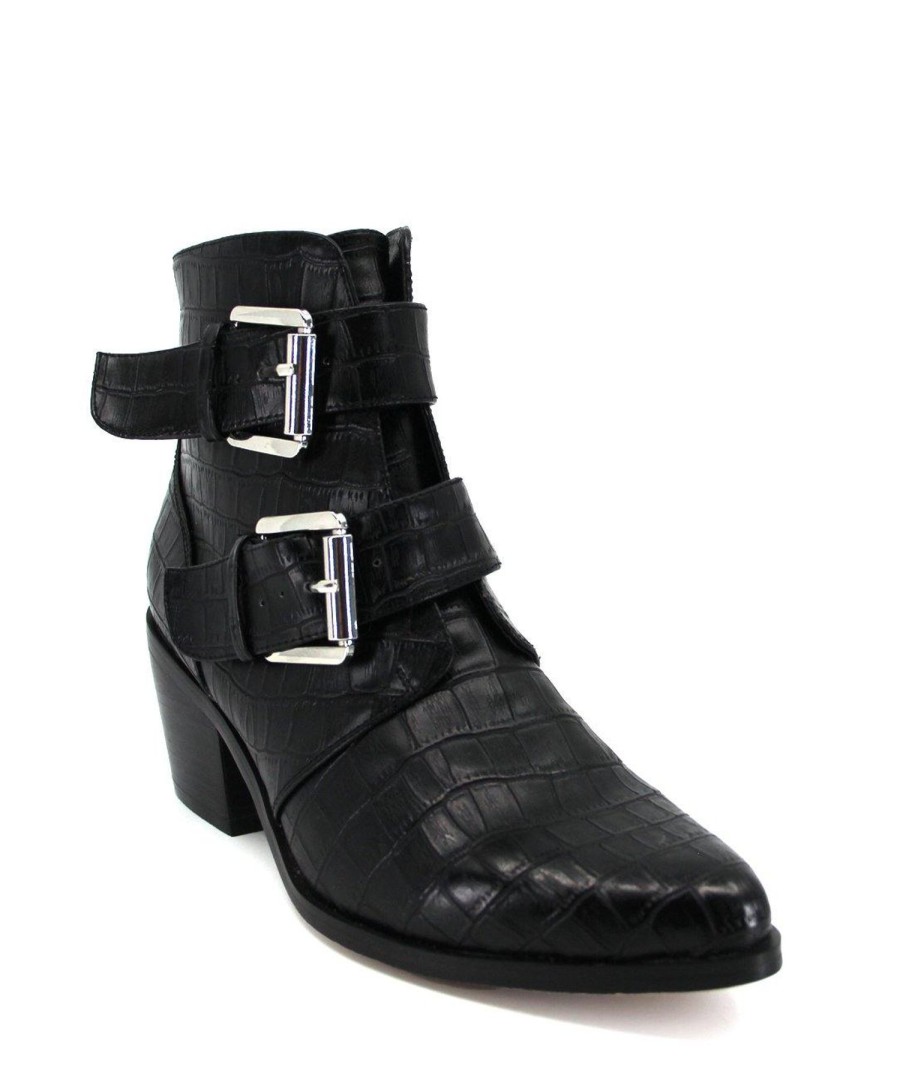 Boots Therapy Shoes | Parker Boot Black Croc