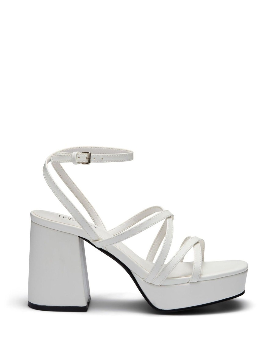 Heels Therapy Shoes | Ada Platform Heel White